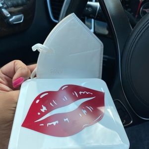 Custom Face mask storage container